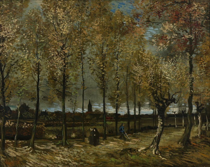Vincent van Gogh - Poplars near Nuenen