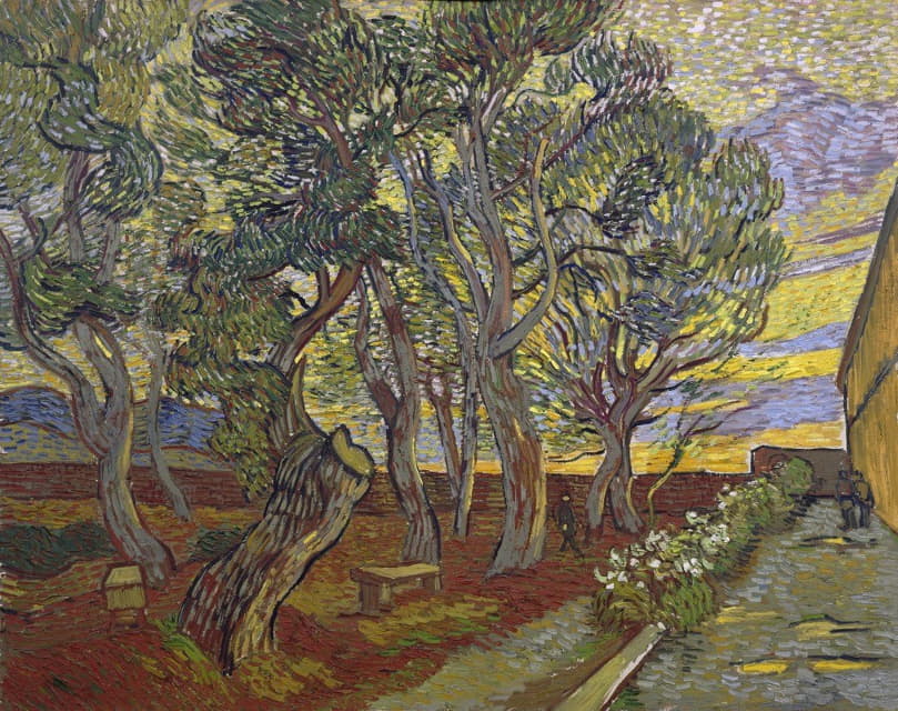 Vincent van Gogh - The garden of Saint Paul’s Hospital