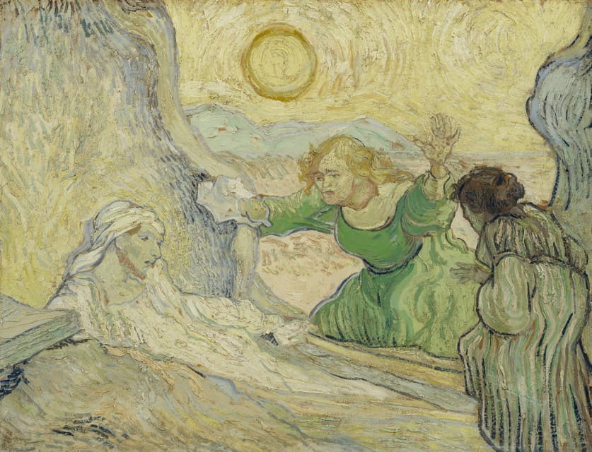 Vincent van Gogh - The raising of Lazarus (after Rembrandt)