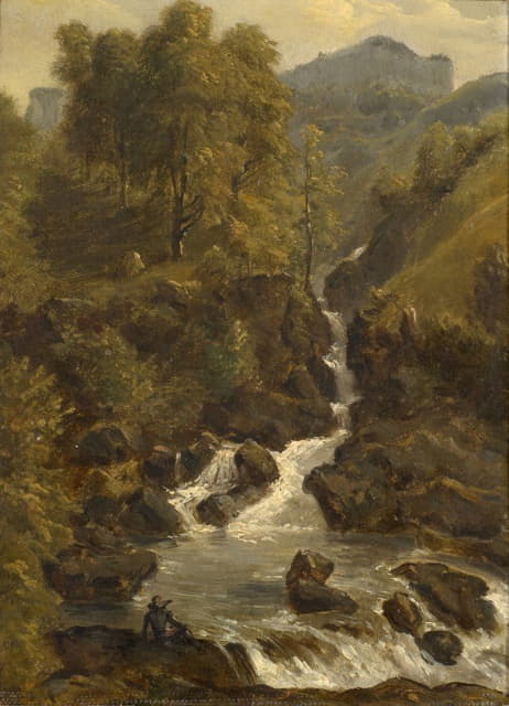 Wilhelm Ulrich Oppermann - Landscape with Brook
