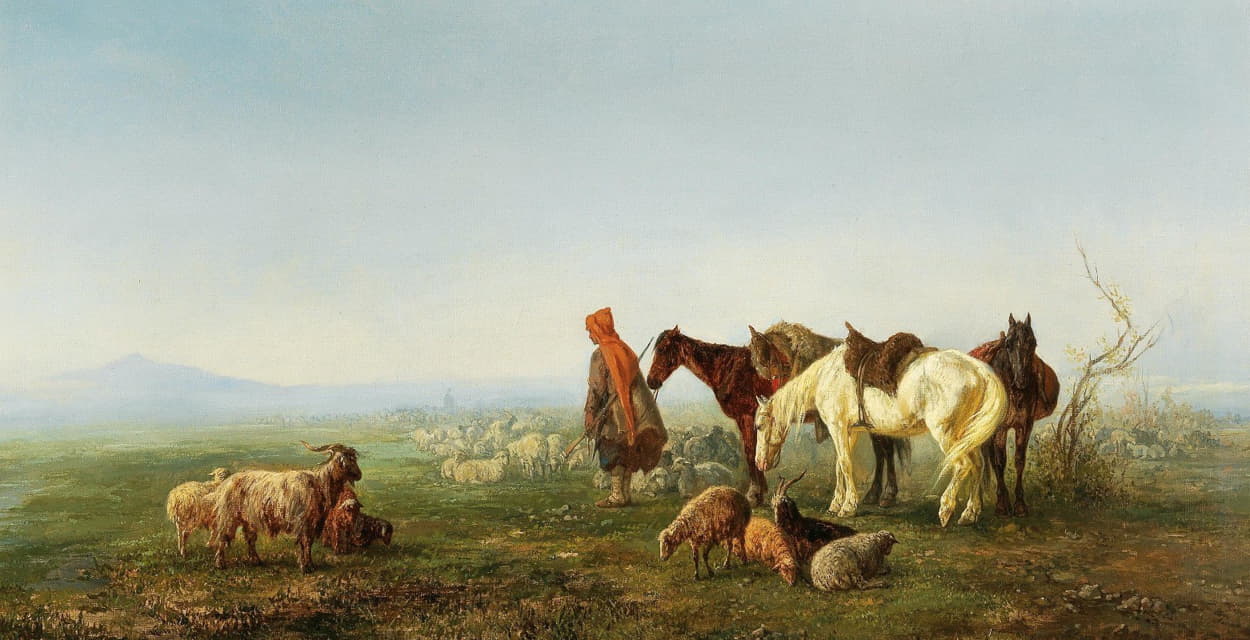 Fedor (Theodor) Iljitch Baikoff - A shepherd in the Caucasus