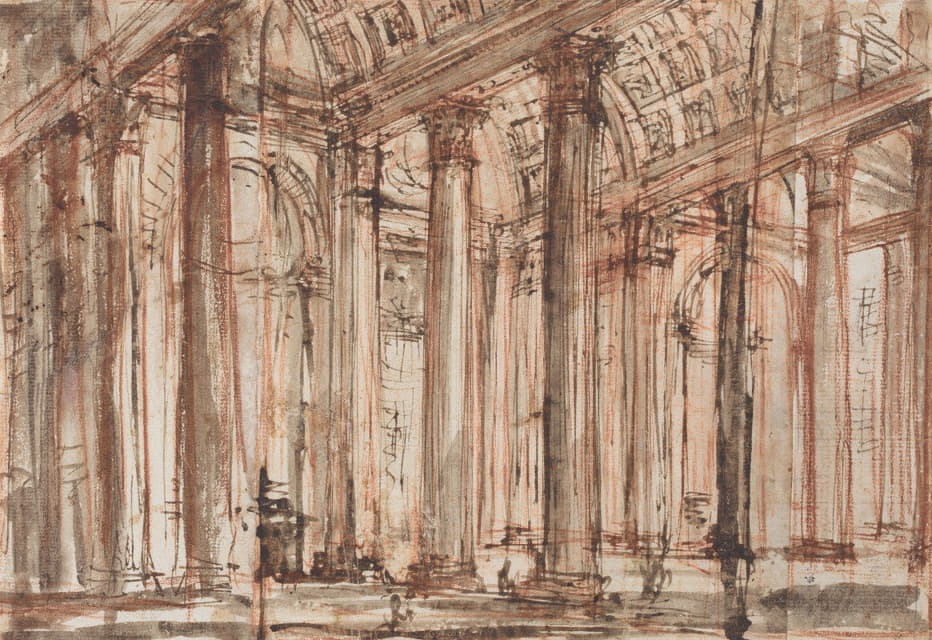 Giovanni Battista Piranesi - The Portico of the Pantheon