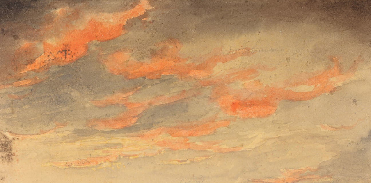 James Hamilton Shegogue - Clouds at Sunset