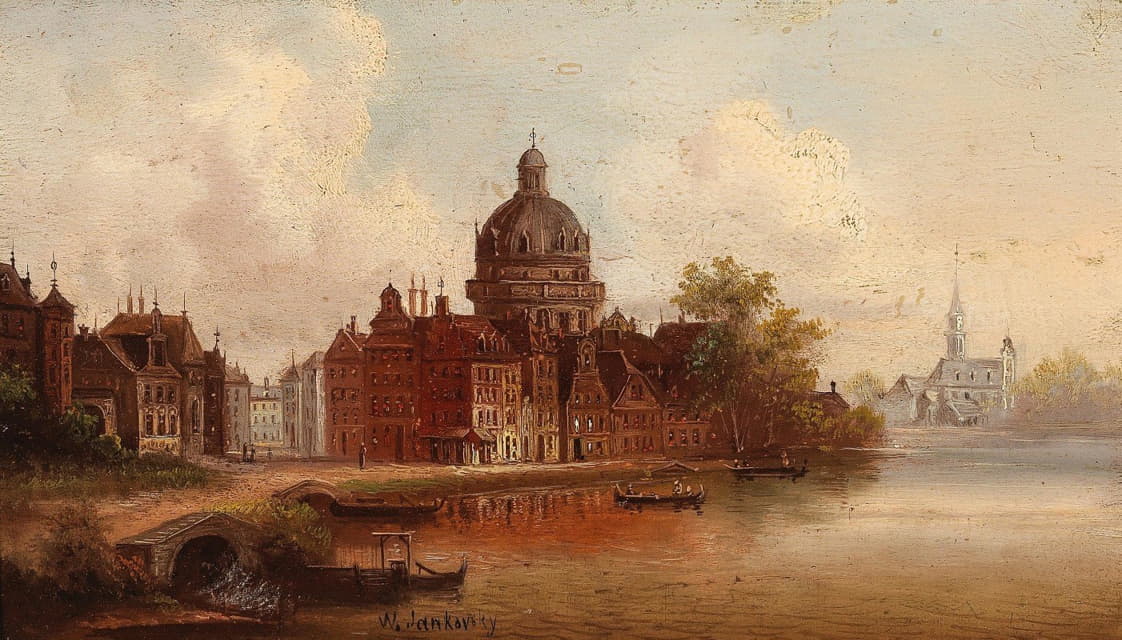 Johann Wilhelm Jankowsky - Koepelkerk in Amsterdam