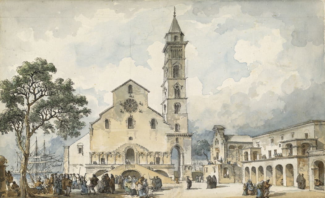 Louis Jean Desprez - The Cathedral at Trani