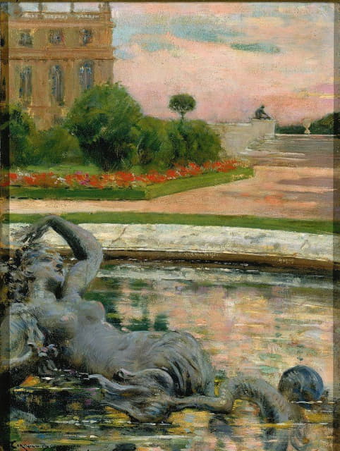 James Carroll Beckwith - Parterre du Nord, Fontaine des Sirenes