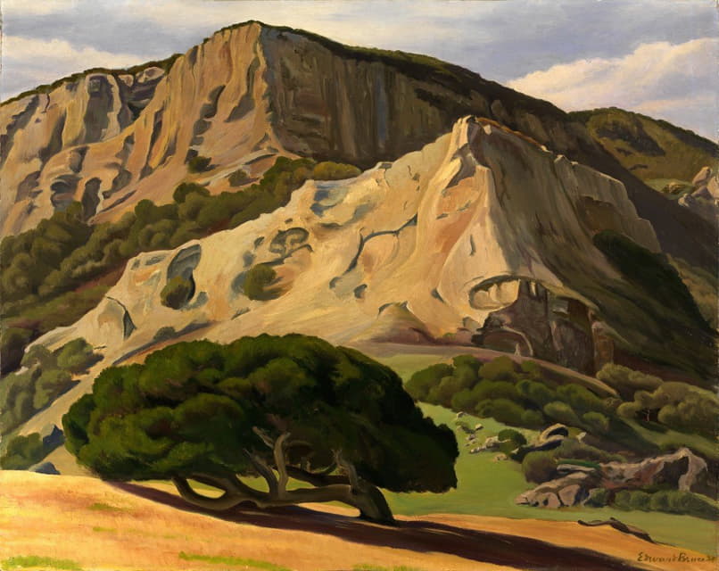 Edward Bruce - Oaks and Rocks–San Luis Obispo