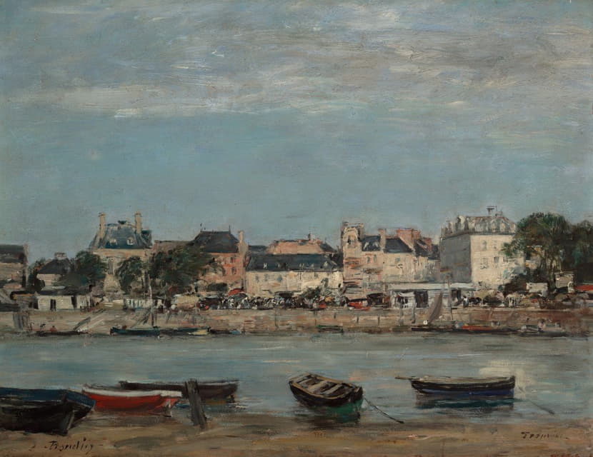 Eugène Boudin - The Port of Trouville