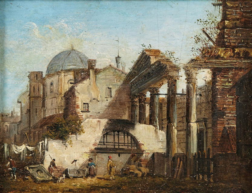 Giovanni Migliara - The Forum Romanum
