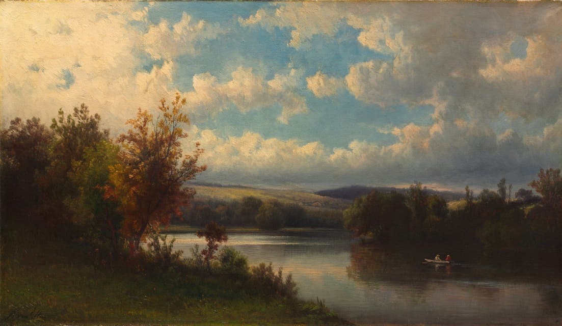 Hendrik Dirk Kruseman van Elten - Landscape near Granby, Connecticut
