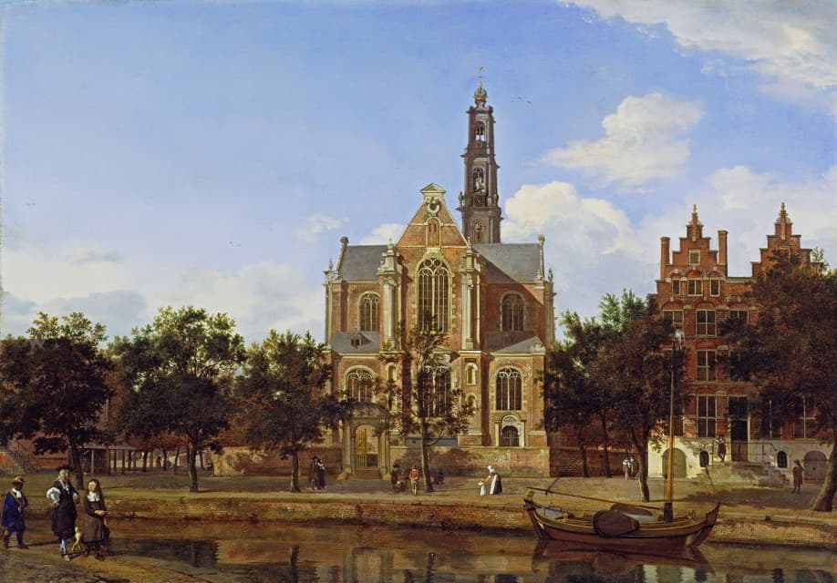 Jan van der Heyden - View of the Westerkerk, Amsterdam