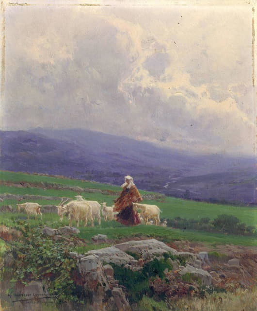 Mariano Barbasán - Goats in the Pasture, Anticoli Corrado