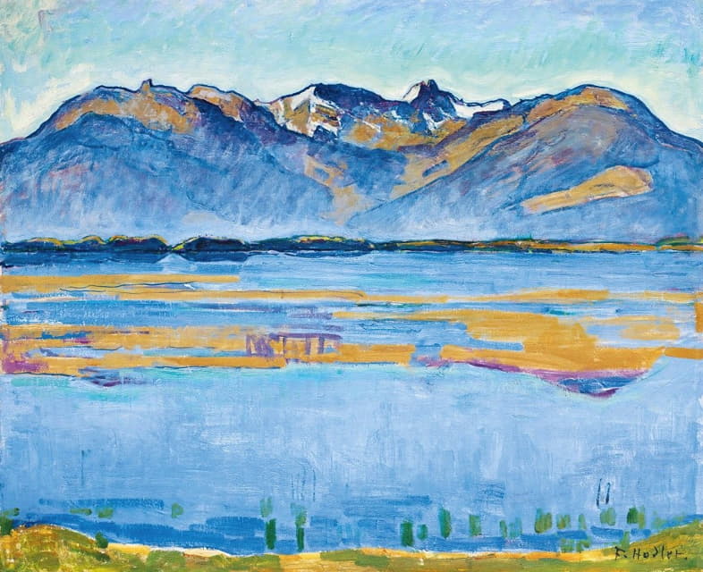 Ferdinand Hodler - Montana Landscape With Becs De Bosson And Vallon De Réchy