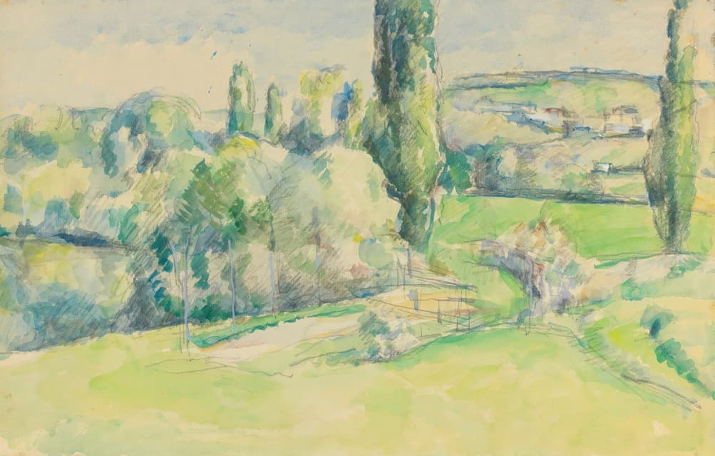 Paul Cézanne - La Côte Du Jallais À Pontoise