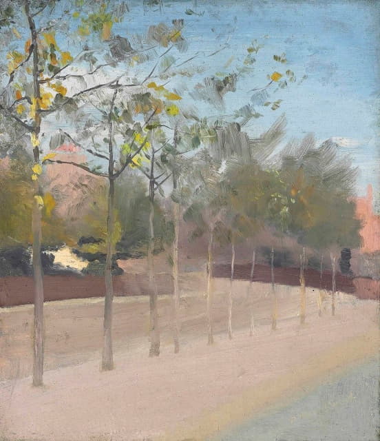 Paul Fordyce Maitland - Chelsea Embankment, Plane Trees