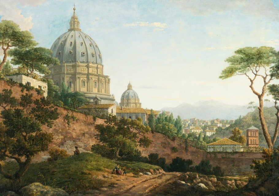 William Marlow - View Of Saint Peter’s, Rome