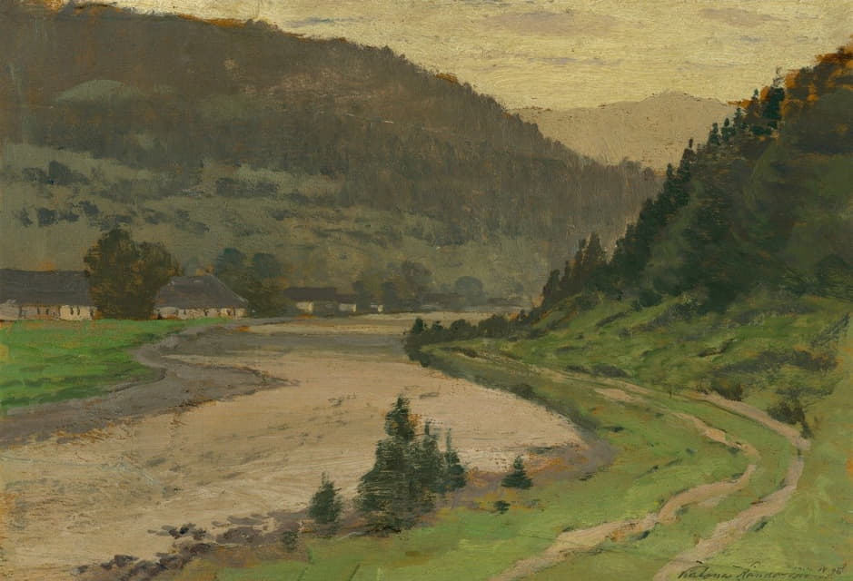 Ferdinand Katona - Landscape near Hornád