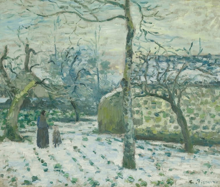 Camille Pissarro - Effet De Neige À Montfoucault