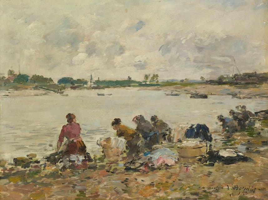 卢瓦尔河边的洗衣妇