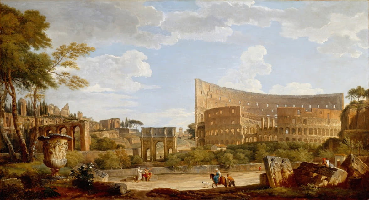 Giovanni Paolo Panini - View Of The Colosseum