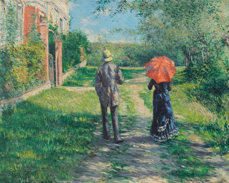 Gustave Caillebotte - Chemin Montant