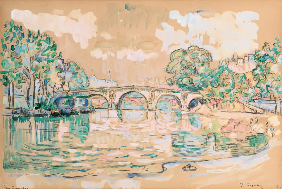 Paul Signac - Paris, Le Pont Marie