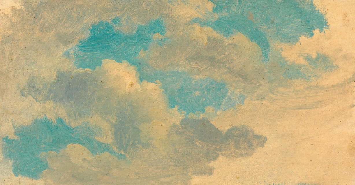 Friedrich August Matthias Gauermann - Wolkenstudie