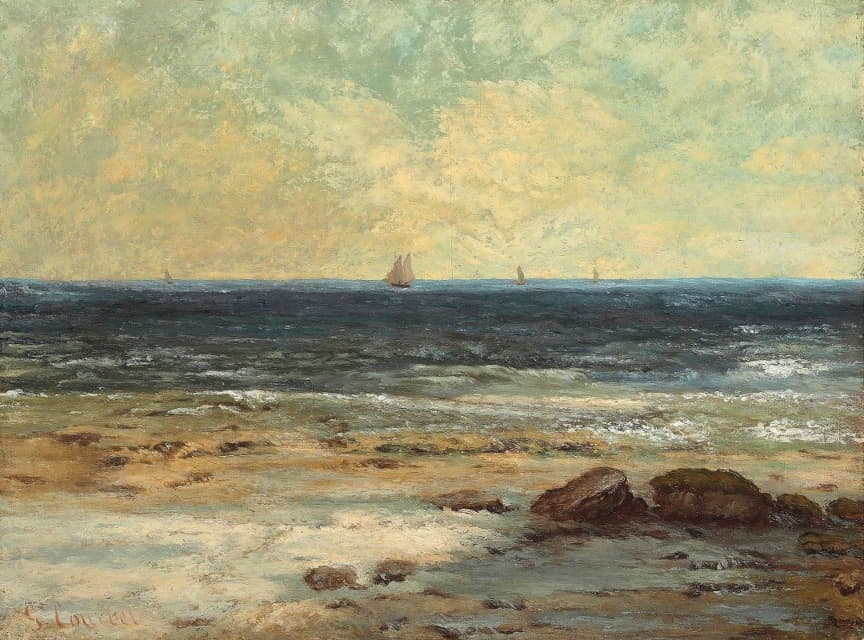 Gustave Courbet - Bords de la Mer, Palavas