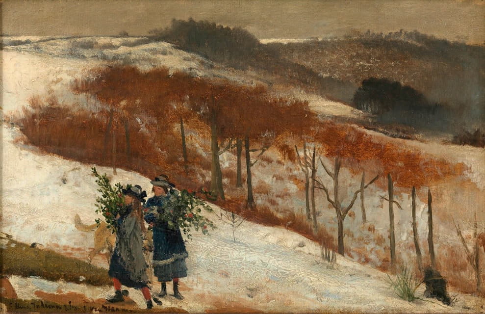 Lawrence Alma-Tadema - Landschaft im Wienerwald