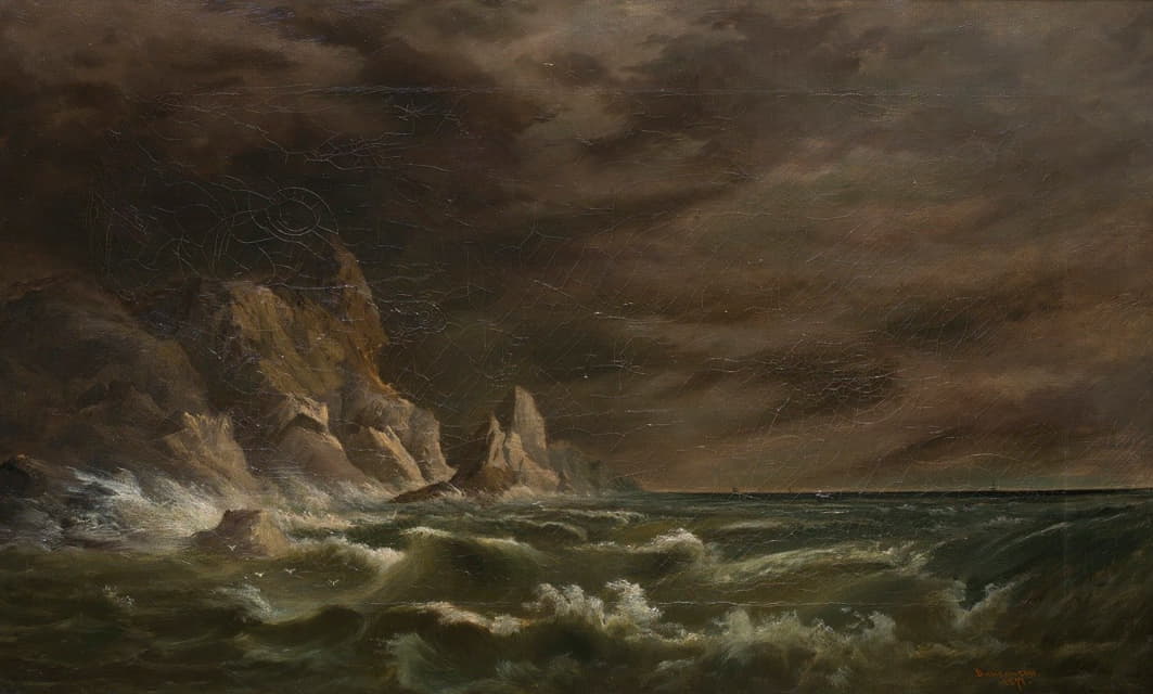 Robert S. Duncanson - Storm Off the Irish Coast