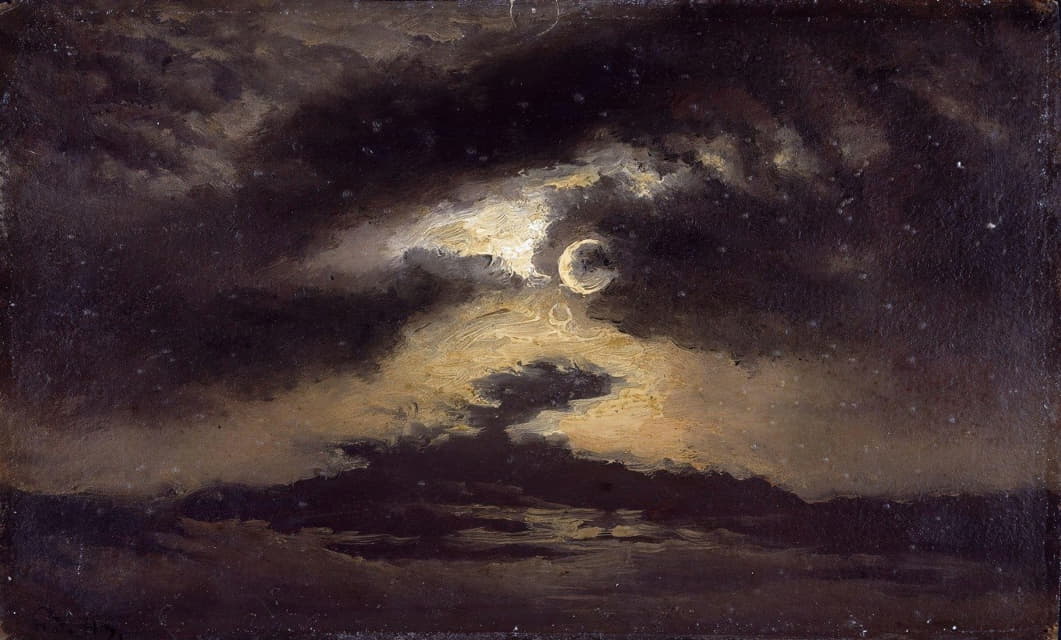 Knud Baade - Clouds in Moonlight