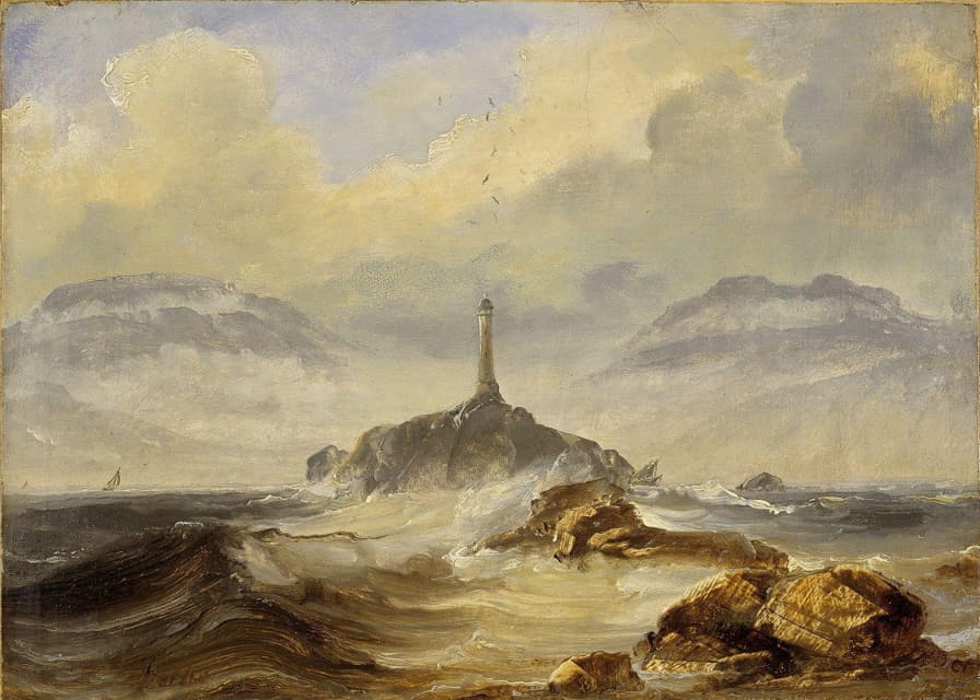 Peder Balke - Lighthouse on the Norwegian Coast