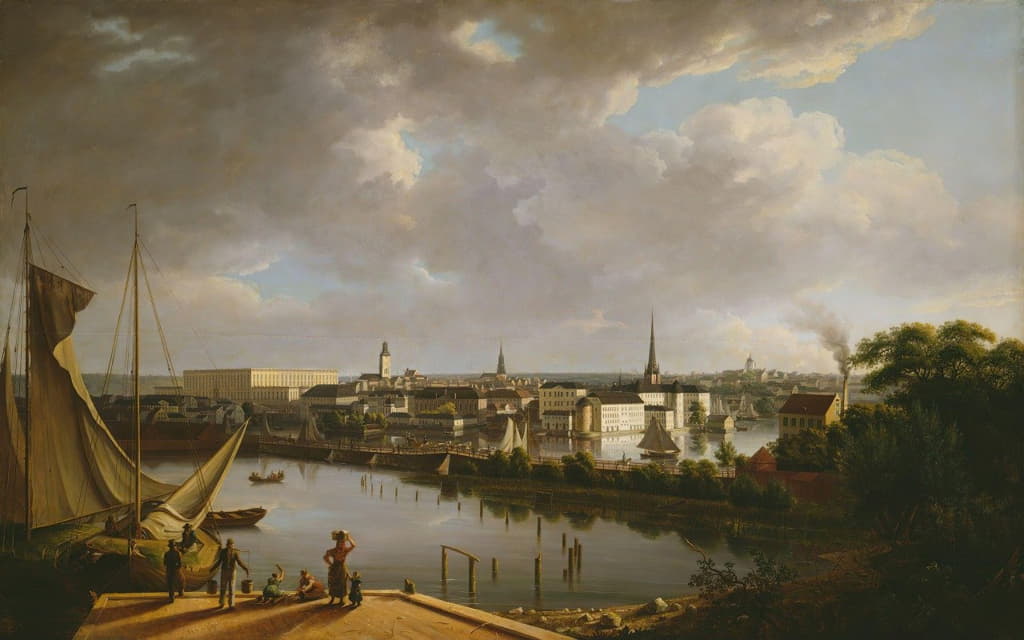 Thomas Fearnley - View of Stockholm