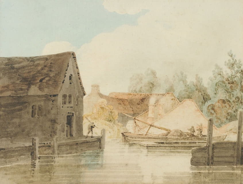 Thomas Girtin - Canal Wharf