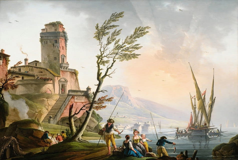Charles-François Grenier De Lacroix - Mediterranean Landscape