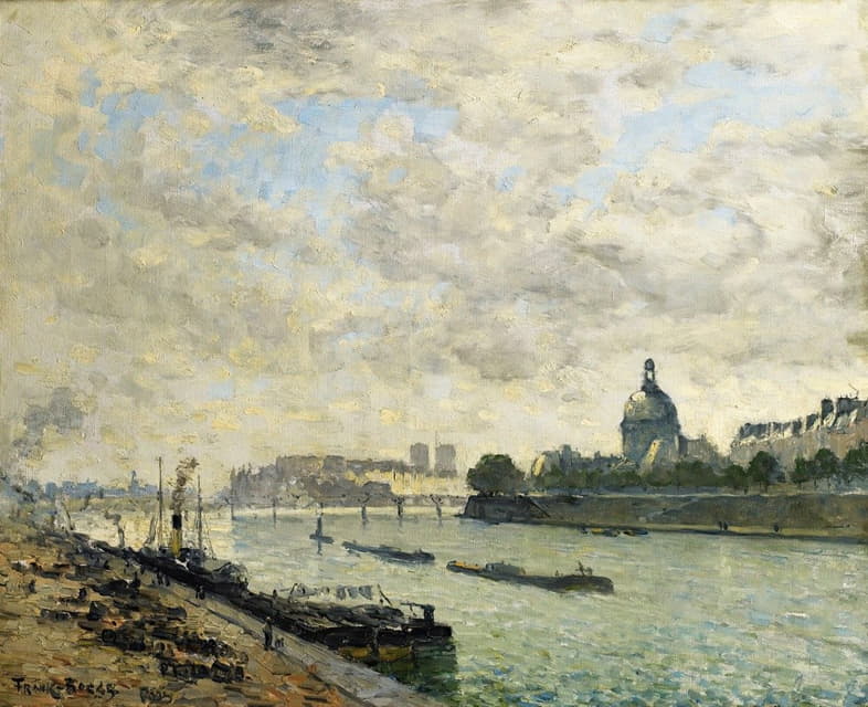 Frank Myers Boggs - The Banks Of The Seine, Paris