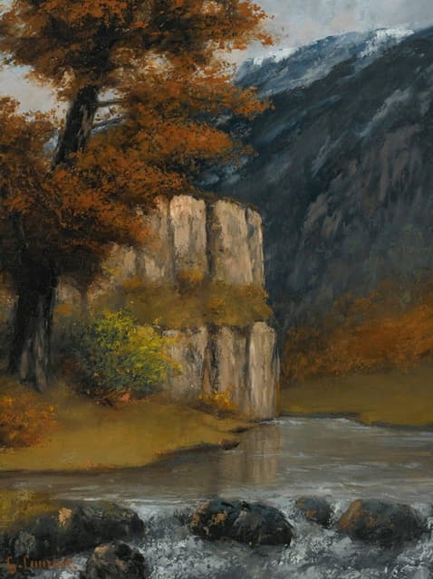 Gustave Courbet - Landscape Near Ornans