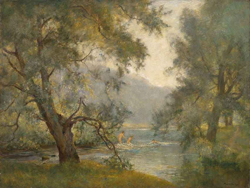 James Herbert Snell - The willow pool