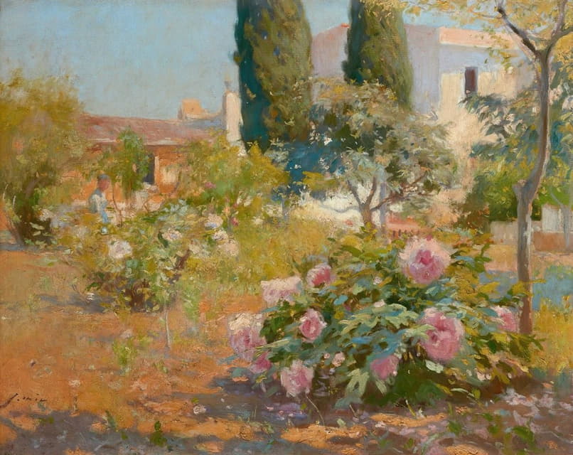 Joaquin Mir Trinxet - Spanish Jardin (Garden In Bloom)