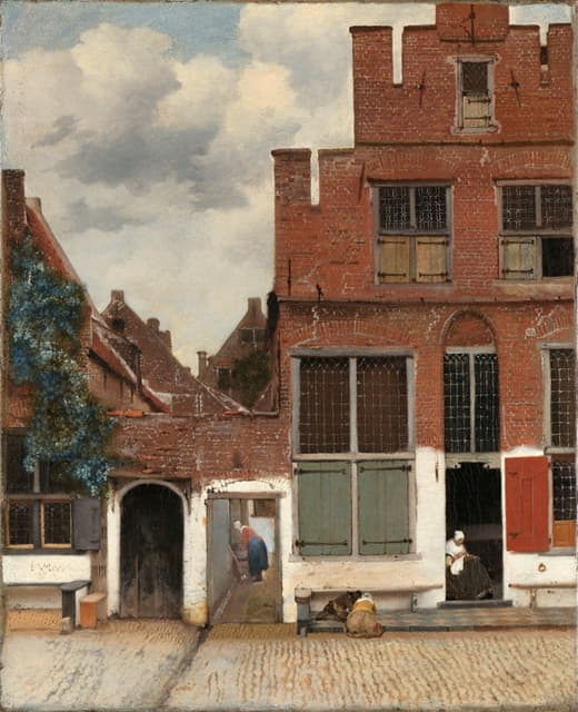 Johannes Vermeer - View of Houses in Delft, Known as ‘The Little Street’