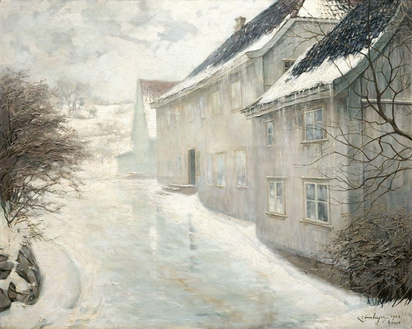 Karl Dørnberger - Smeltende sne