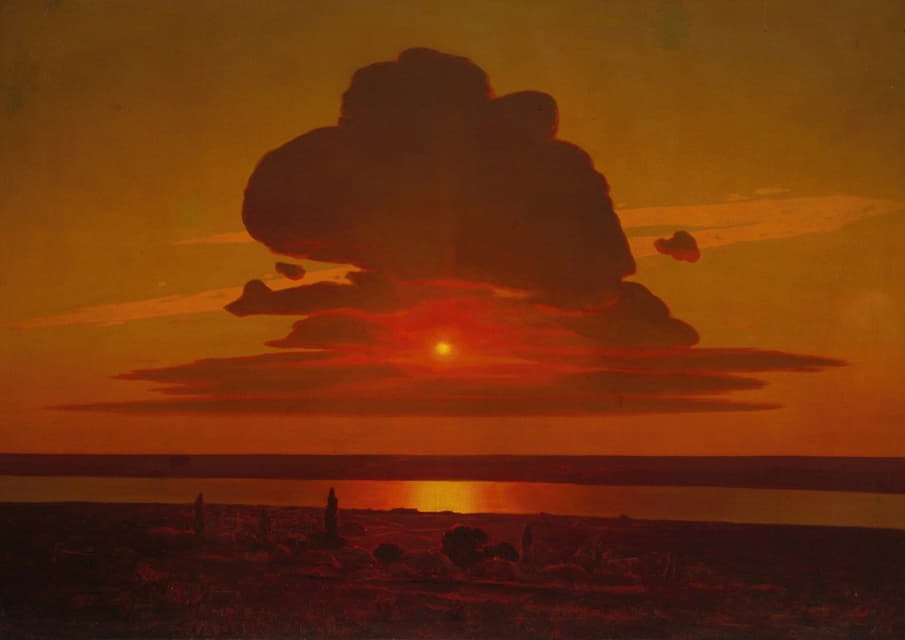 Arkhip Ivanovich Kuindzhi - Red Sunset on the Dnieper