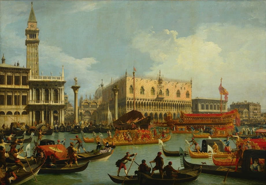 Canaletto - The Bucintore Returning to the Molo on Ascension Day