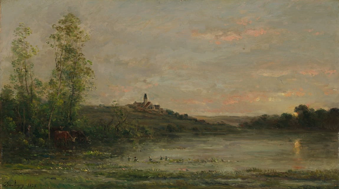 Charles François Daubigny - The Seine; Morning