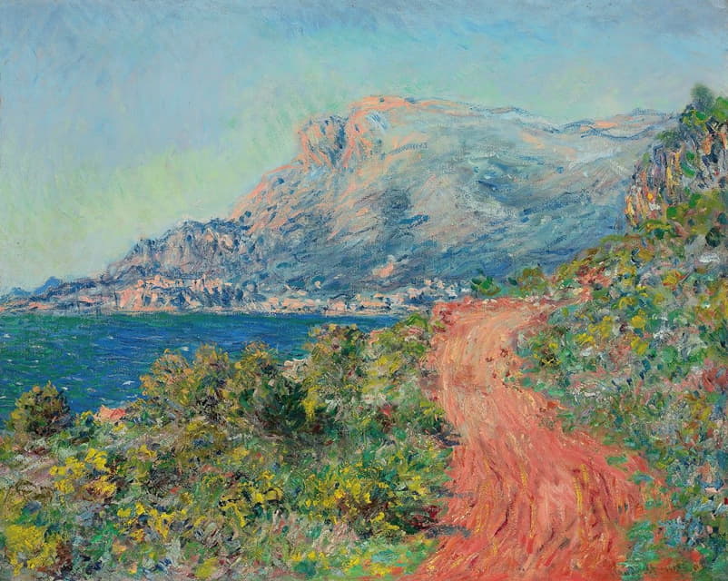 Claude Monet - La route rouge près de Menton