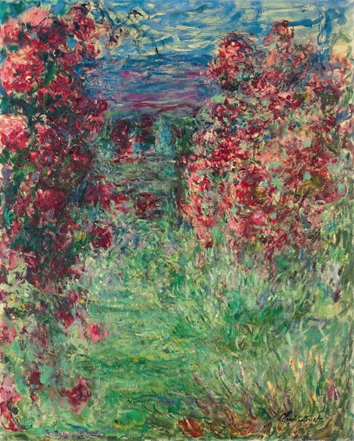 Claude Monet - La maison dans les roses