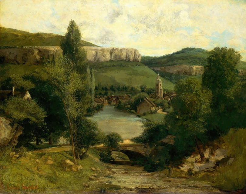Gustave Courbet - View of Ornans