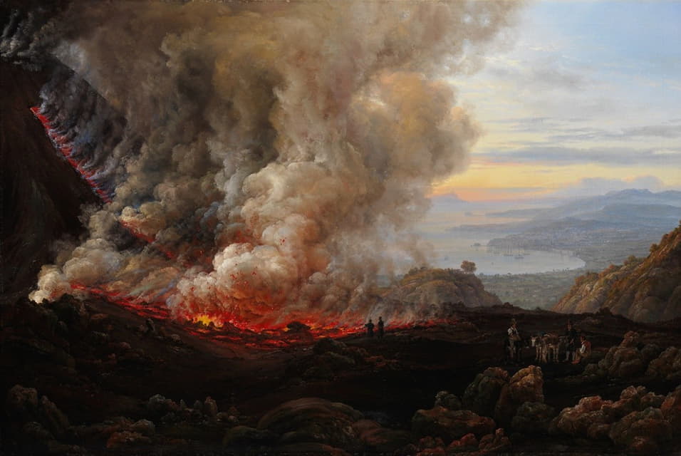 Johan Christian Dahl - An Eruption of Vesuvius