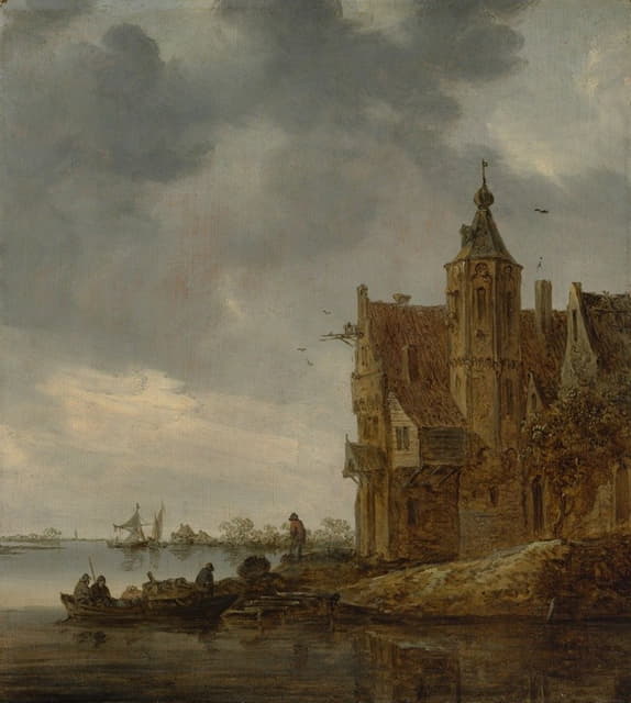 Jan van Goyen - Country House near the Water