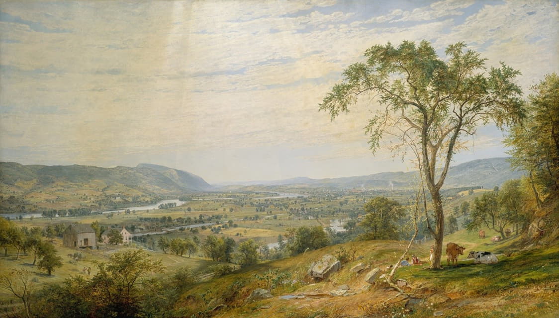 Jasper Francis Cropsey - The Valley of Wyoming